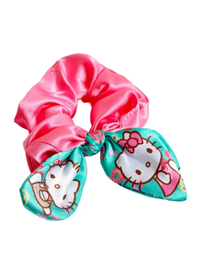 Sanrio  Sanrio Hello Kitty Two Colorway Scrunchy With Print for Women | Best Price UAE
